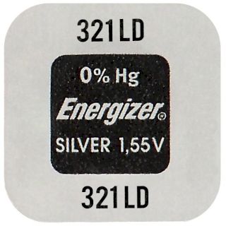 PILE SR616SW OXYDE ARGENT 321 LD 1.55V 15mAh ENERGIZER
