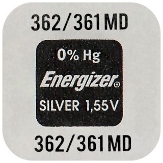 PILE SR721W OXYDE ARGENT 361 362 1.55V 27mAh ENERGIZER