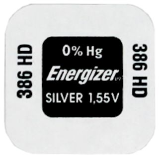 PILE SR43W OXYDE ARGENT 301 386 1.55V 127mAh ENERGIZER