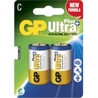 PILES LR14 1.5V ULTRA PLUS ALCALINES C x2 GP