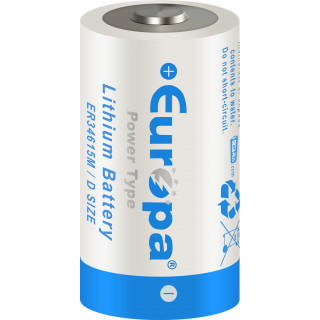 PILE ER34615M LITHIUM 3.6V 14.5Ah LR20 Spiralée EUROPA