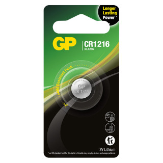 Pile Bouton CR1216 Lithium 3V 30mAh GP