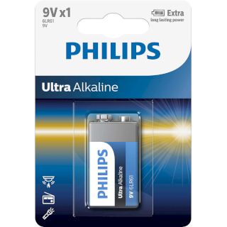 Pile 6LR61 Ultra Alcaline 9V Philips