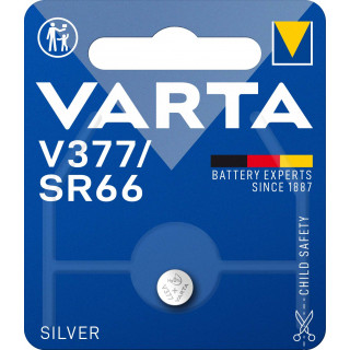 PILE V377 OXYDE ARGENT SR66 1.55V 21mAh BL1 VARTA
