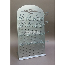 Présentoir 55cm pour comptoir (avec 16 éléments) ANSMANN