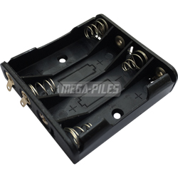 SUPPORT & COUPLEUR DE PILES 4xAAA (4x1)