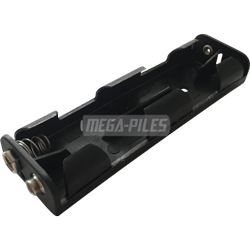 SUPPORT & COUPLEUR DE PILES 4xAA VERTICAL