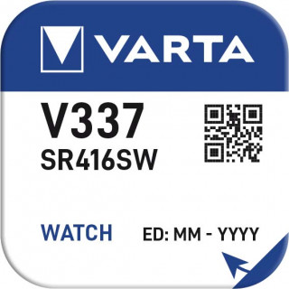 PILE V337 OXYDE ARGENT SR416SW 1.55V 8.3mAh VARTA