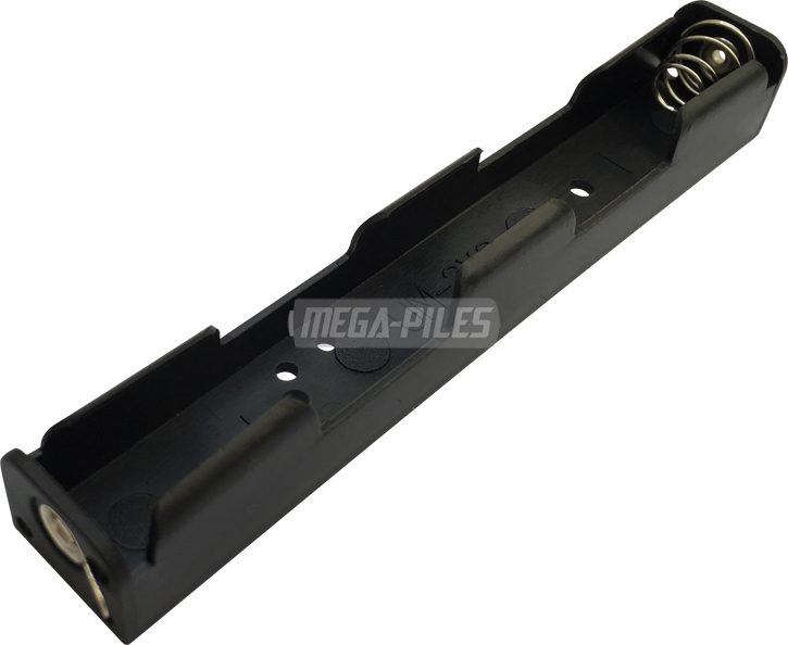 SUPPORT & COUPLEUR DE PILES 2xAA VERTICAL