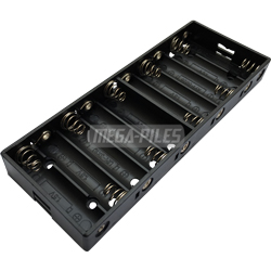 SUPPORT & COUPLEUR DE PILES 10xAA (10x1)