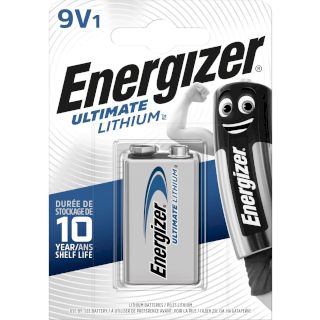 PILE 9V LITHIUM ULTIMATE 950mAh BL1 ENERGIZER