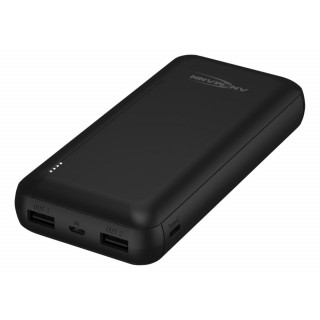 Batterie de secours Powerbank PB212 20000mAh deux ports USB ANSMANN