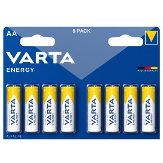 PILES LR06 ALCALINES AA ENERGY 1.50V 2600mAh BL8 VARTA