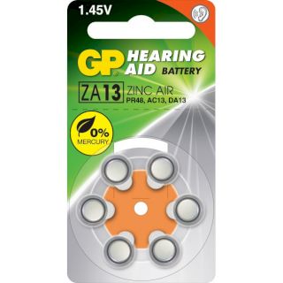 PILES AUDITIVES ZA13 1.45V 290mAh GP