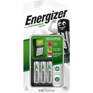 CHARGEUR 4 PILES 8h + 4 AA NiMH 2000mAh ENERGIZER