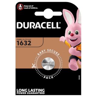 Pile Bouton CR1632 DL1632 Lithium 3V 125mAh Duracell