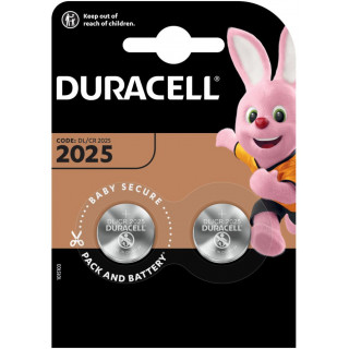 2 Piles Bouton DL2025 CR2025 Lithium 3V 150mAh Duracell