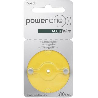 PILES 10 AUDITIVES RECHARGEABLES 1.2V 12mAh BL2 POWERONE