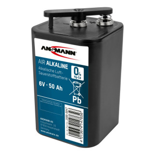 Pile 4R25 Zinc-Air Alcaline 6V 50Ah Ansmann