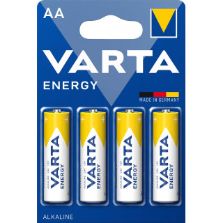 4 Piles LR06 AA Alcaline Energy 1.5V Varta