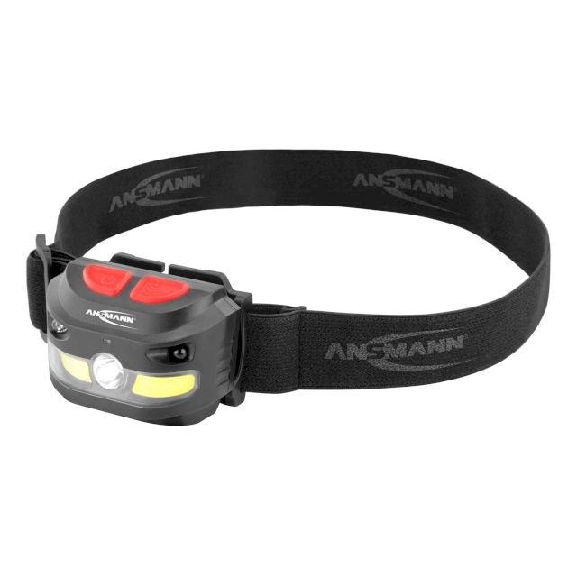 Lampe frontale rechargeable avec capteur de mouvement 4W COB + 5W LED ANSMANN