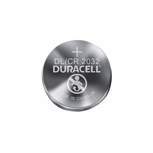 200 Piles Bouton CR2032 DL2032 Lithium 3V 240mAh Duracell