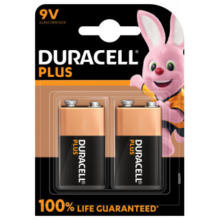 Piles 6LR61 Plus Power MN1604 9V BL2 DURACELL
