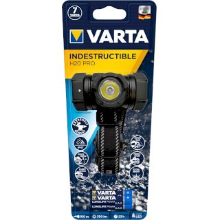 Lampe frontale LED Indestructible H20 Pro 350 lm VARTA