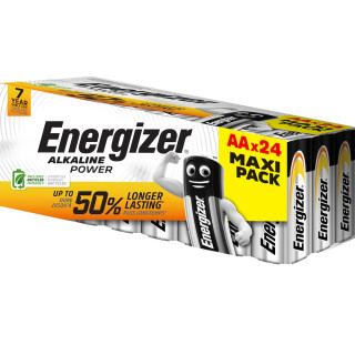 24 Piles AA LR6 Alcaline Power Family Pack 1.5V Energizer