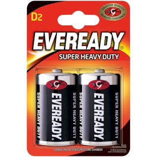 Piles R20 salines D Super Heavy Duty 1.50V BL2 EVEREADY