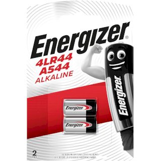2 Piles 4LR44 A544 Alcalines 6V 178mAh Energizer