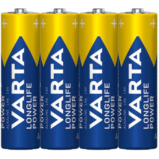 Piles LR6 alcalines Longlife Power AA 1.5V 2970mAh (4-shrink) VARTA