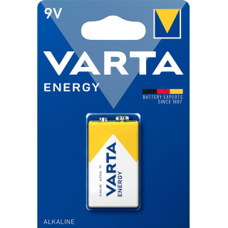 PILE 6LR61 9V 550mAh ALCALINE ENERGY BL1 VARTA