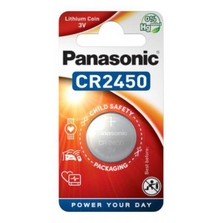 Pile Bouton CR2450 Lithium 3V 620mAh Panasonic