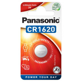Pile Bouton CR1620 Lithium 3V 75mAh Panasonic