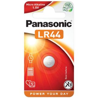 Pile LR44 A76 Alcaline 1.5V 120mAh Panasonic