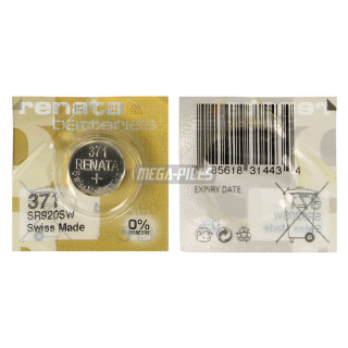 PILE SR920SW OXYDE ARGENT 371 MP-E 1.55V 40mAh RENATA