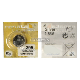 PILE SR927SW 395 MP-E OXYDE ARGENT 1.55V 55mAh RENATA