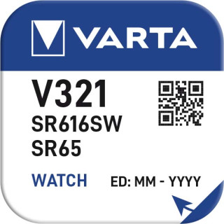 PILE V321 OXYDE ARGENT SR65 1.55V 13mAh VARTA