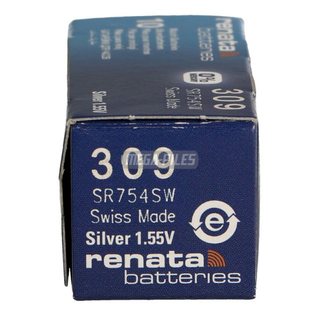 PILE SR754SW OXYDE ARGENT 309.SP 1.55V 80mAh RENATA
