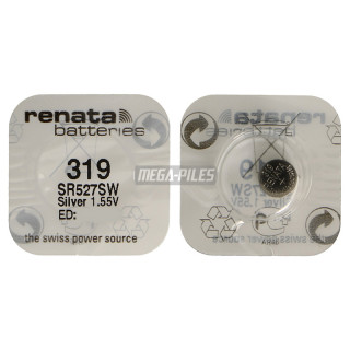 PILE SR527SW OXYDE ARGENT 319.SP 1.55V 21mAh RENATA