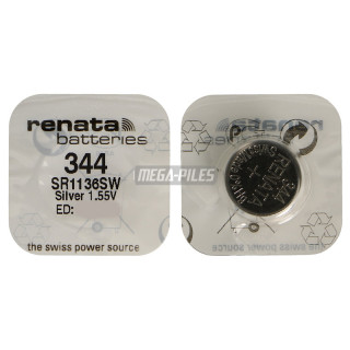PILE SR1136SW 344.SP OXYDE ARGENT SR42 1.55V 105mAh RENATA