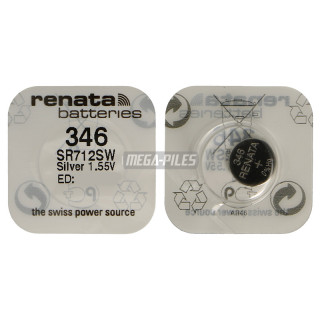 PILE SR712SW 346.SP OXYDE ARGENT 1.55V 9.5mAh RENATA