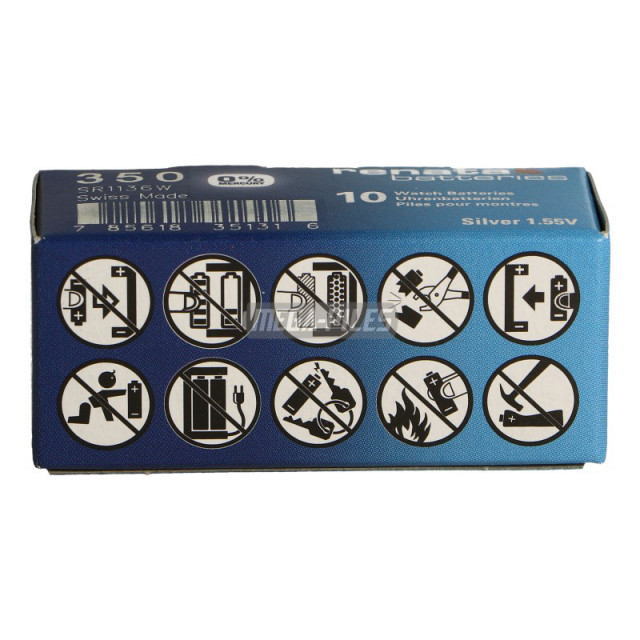 PILE SR1136W 350.SP OXYDE ARGENT 1.55V 105mAh RENATA