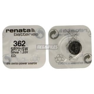 PILE SR721SW 362.SP OXYDE ARGENT SR58 1.55V 23mAh RENATA