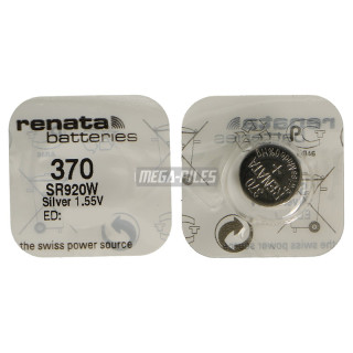 PILE SR920W OXYDE ARGENT 370.SP 1.55V 40mAh RENATA