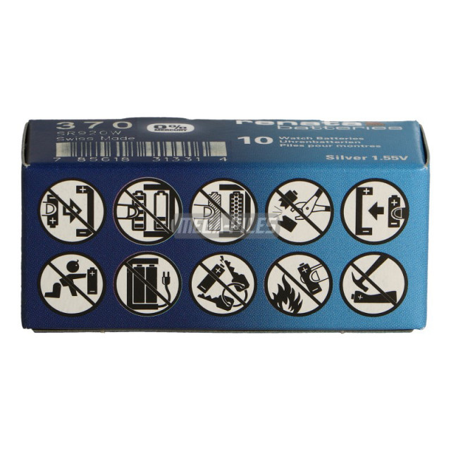 PILE SR920W OXYDE ARGENT 370.SP 1.55V 40mAh RENATA