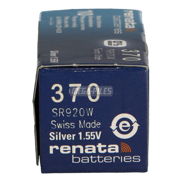 PILE SR920W OXYDE ARGENT 370.SP 1.55V 40mAh RENATA