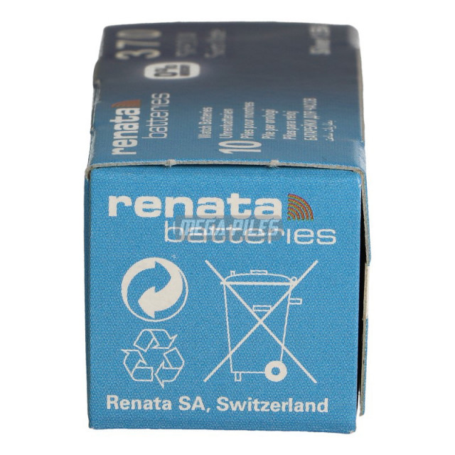PILE SR920W OXYDE ARGENT 370.SP 1.55V 40mAh RENATA