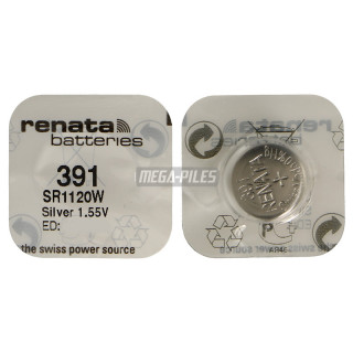 PILE SR1120W 391.SP OXYDE ARGENT SR55 1.55V 50mAh RENATA